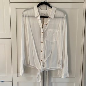 NWT Thread & Supply 100% Lyocell Blouse Size L